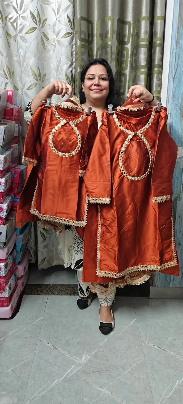 Rust_Silk_Farshi_Salwar_Suit_For_Women