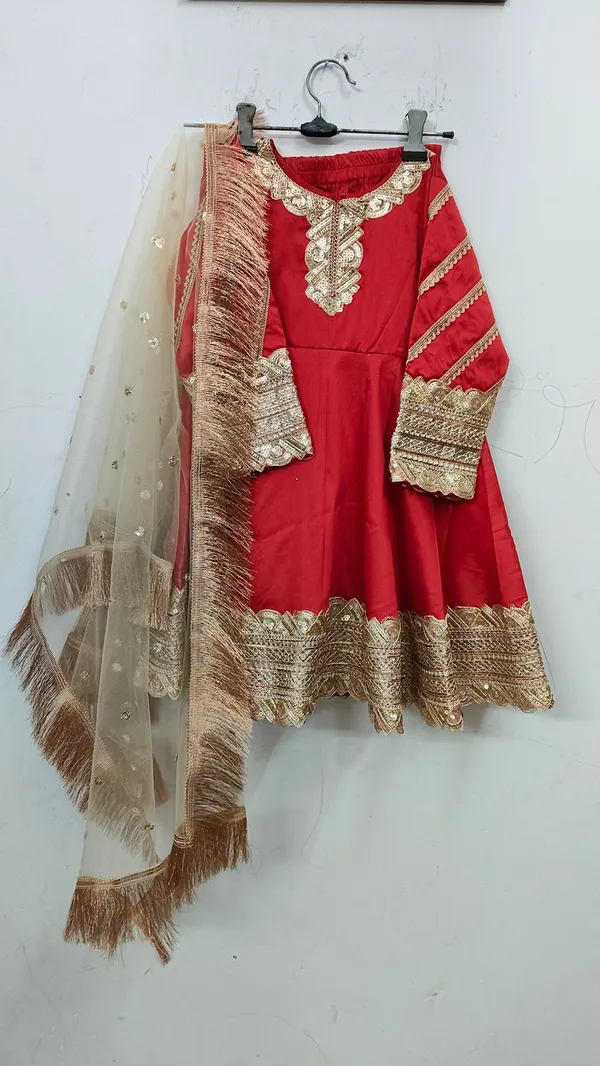 Luxury_Heavy_Short_Frock_Suits_Coral