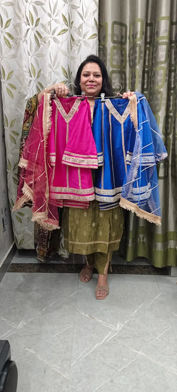 Luxe_Banarasi_Frock_Suits_For_Kids_Bottle_Green