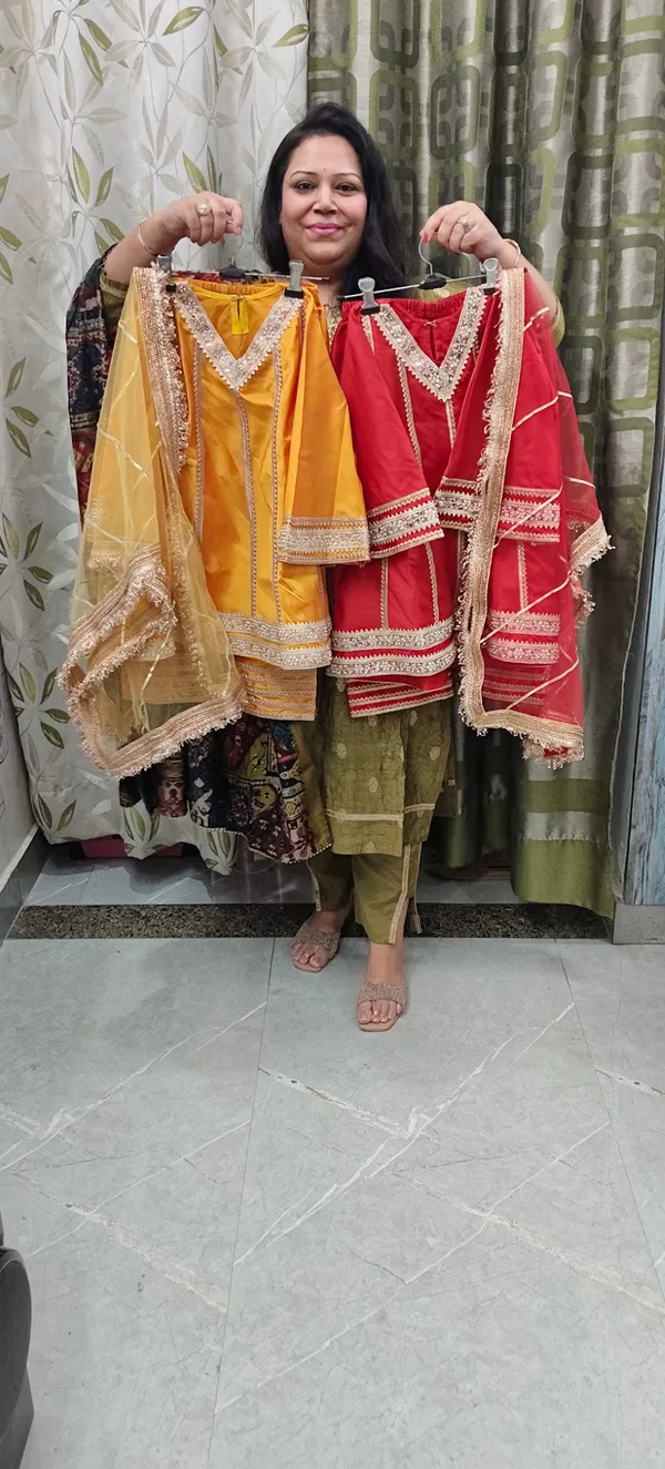 Luxe_Banarasi_Frock_Suits_For_Kids_Mustard_Yellow