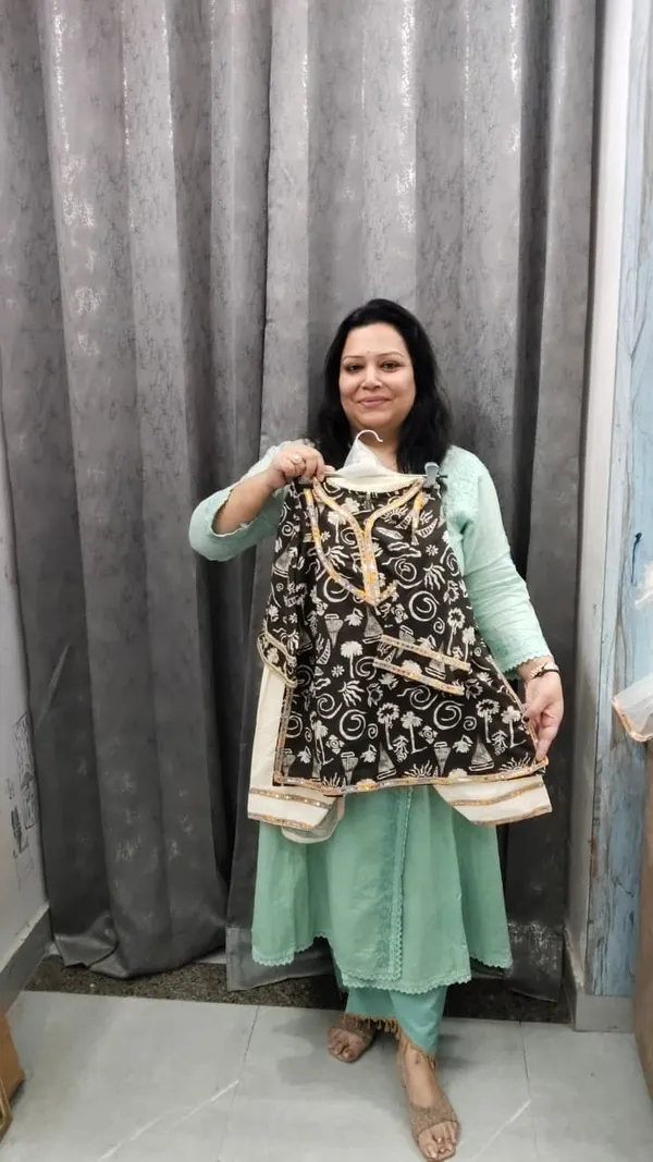 Cotton_Suit_Brown_With_Farshi_Salwar