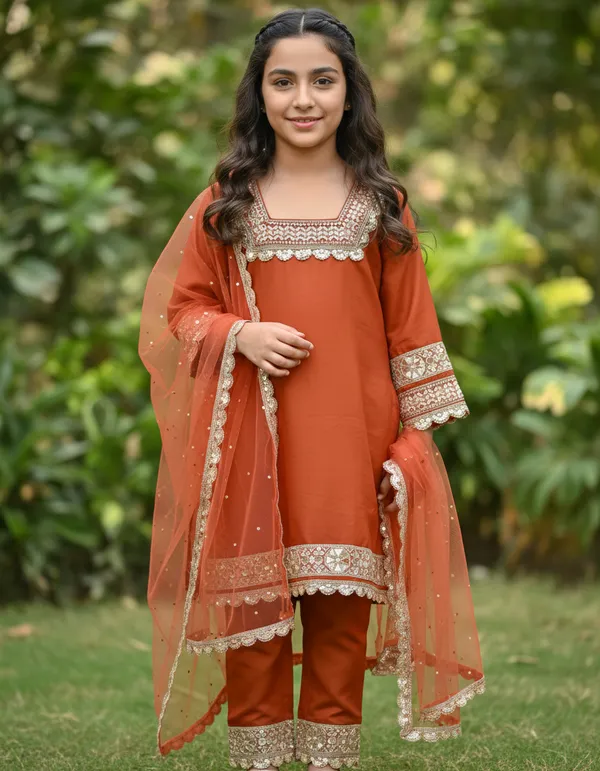 Premium_Banarasi_Silk_Suit_Rust