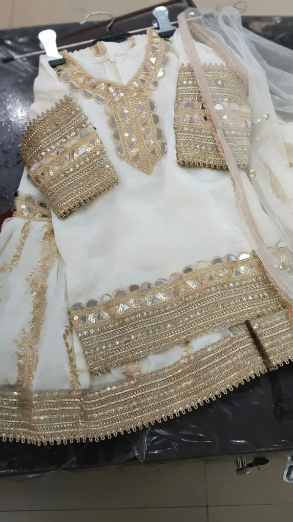 Off_White_Silk_Embroidered_Mirror_Work_Gharara_Set_For_Kids