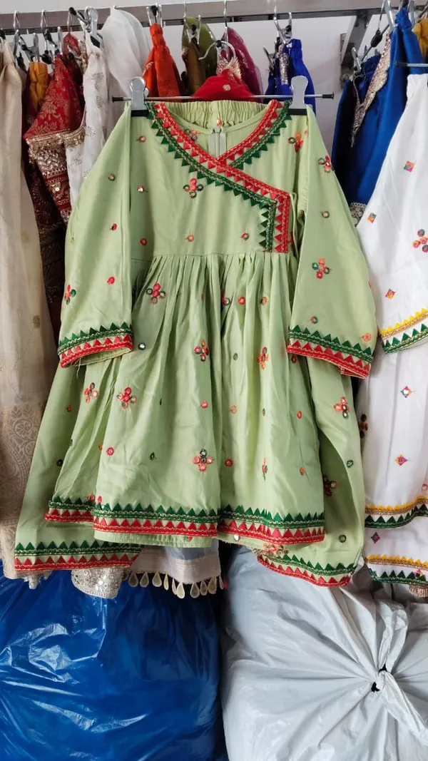 Kids_Teens_Summer_Comfort_Angrakha_Set_Pista_Green