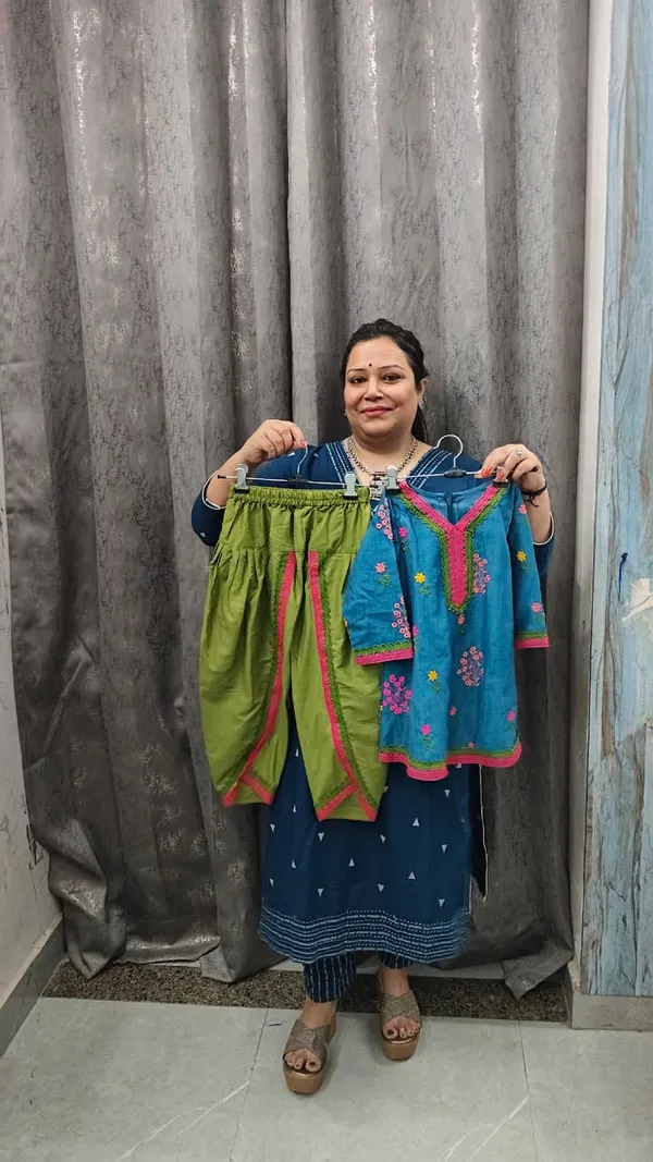 Pakistani_Mal_Chanderi_Co_Ord_Set_Blue_Green