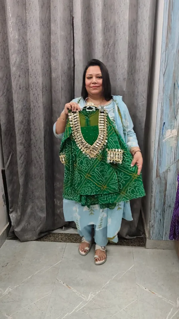 Summer_Wedding_Collection_Soft_Georgette_Jaipuri_Sharara_Set_Green