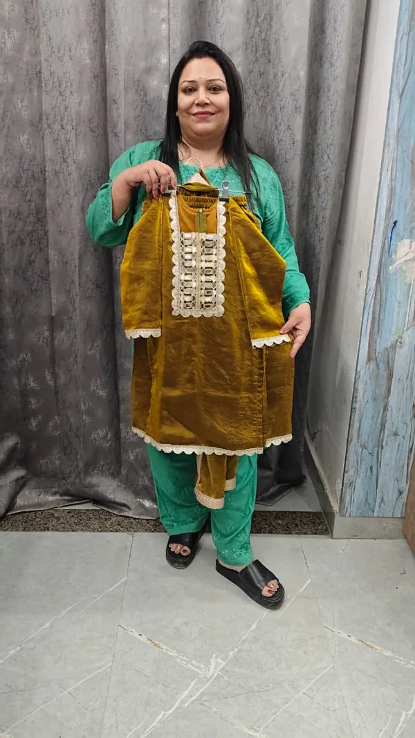 Premium_Satin_Silk_Kurta_Rust