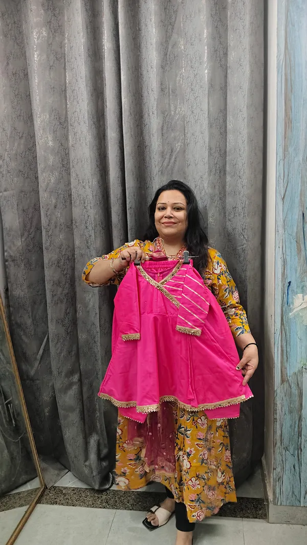 Premium_Banarasi_Silk_Tulip_Set_Pink_1