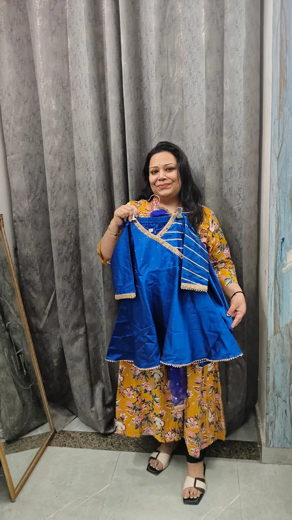 Premium_Banarasi_Silk_Tulip_Set_Royal_Blue_1