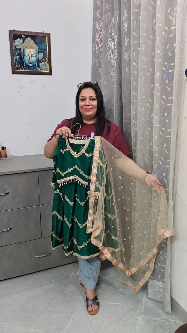 Premium_Handwork_Lehenga_Collection_Bottle_Green