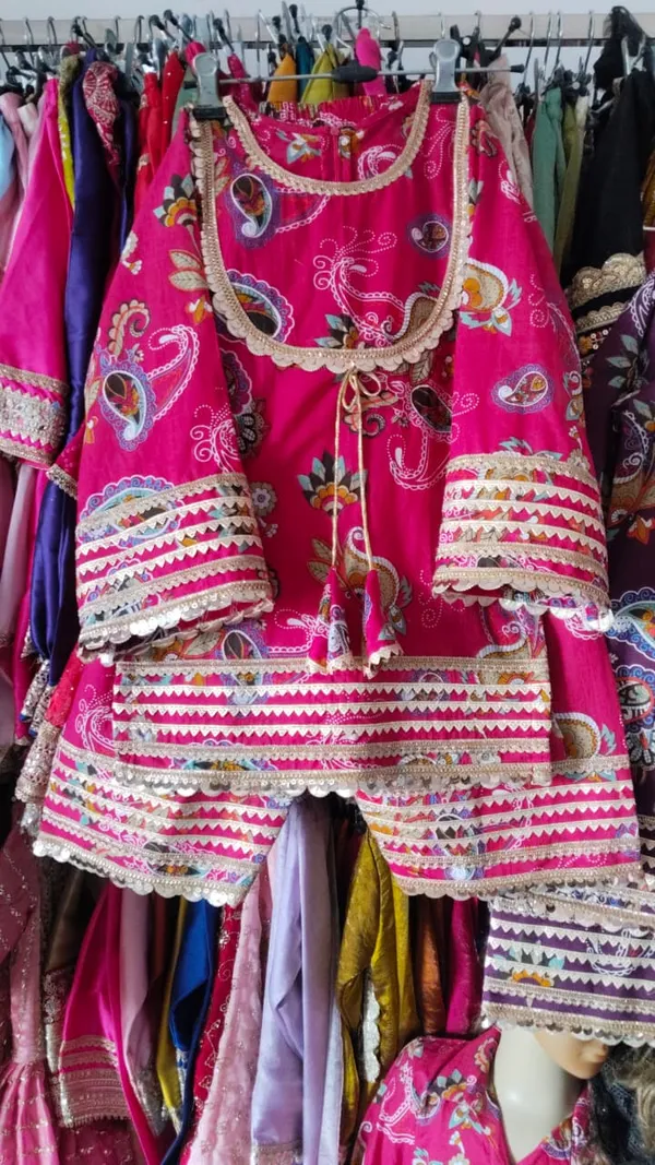Pink_Silk_Farshi_Suit_Dress_For_Kids