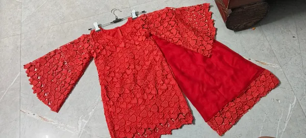 Red_Crochet_Batwing_Palazzo_Co-Ord_Set_For_Kids