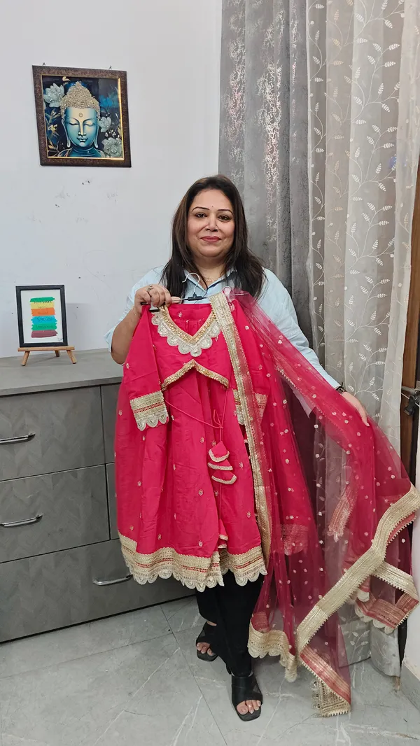 Premium_Soft_Mal_Chanderi_Handwork_Lehnga_Pink