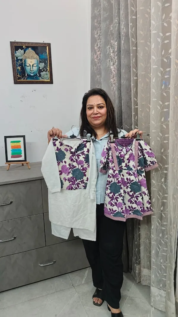 Purple_Pure_Cotton_Brother_Sister_Matching_Outfit_For_Kids