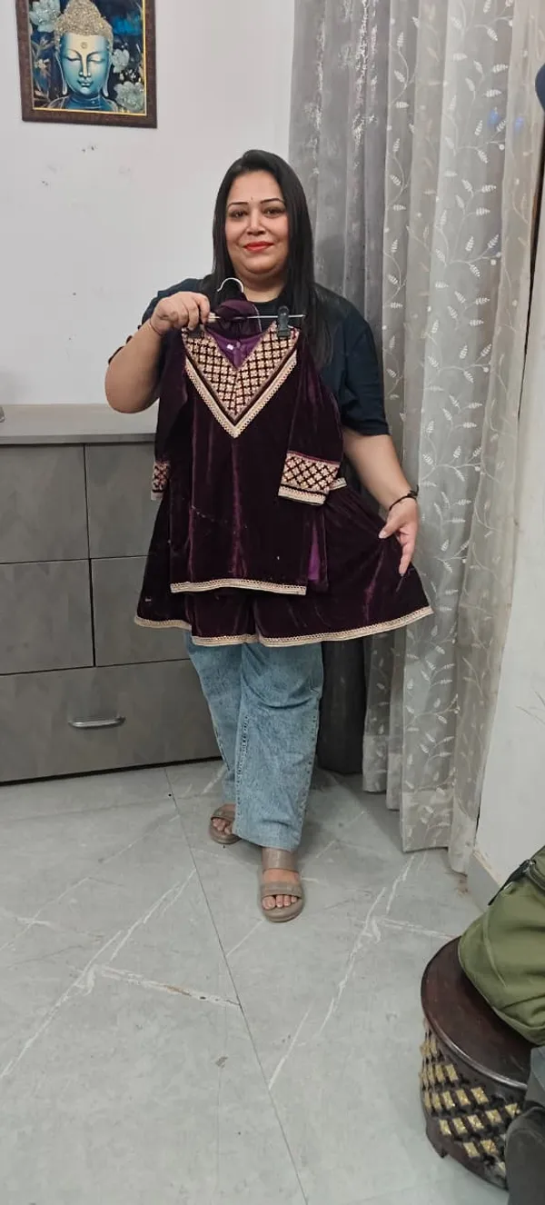 Premium_Velvet_Kurta_With_Gararara_Wine