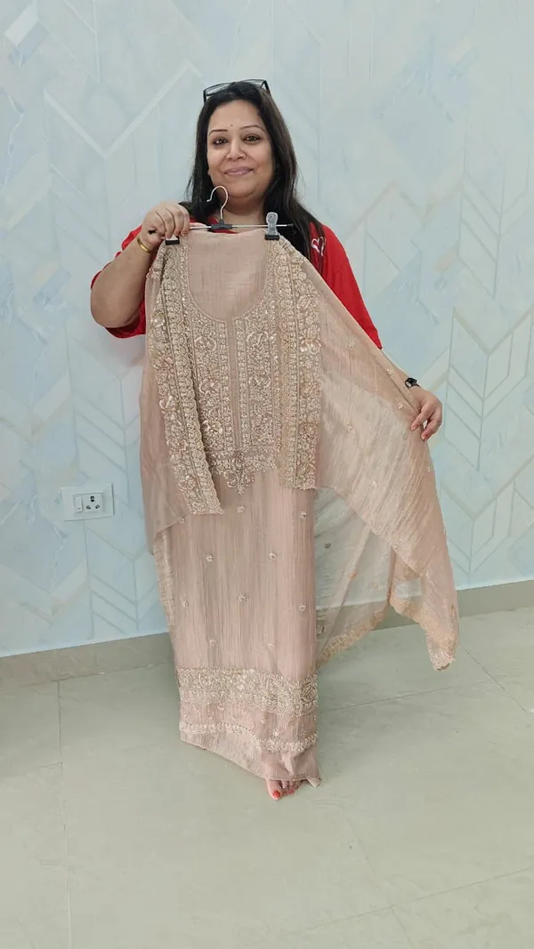 Premium_Salsa_Crush_Heavy_Wedding_Unstitch_Suits_Peach