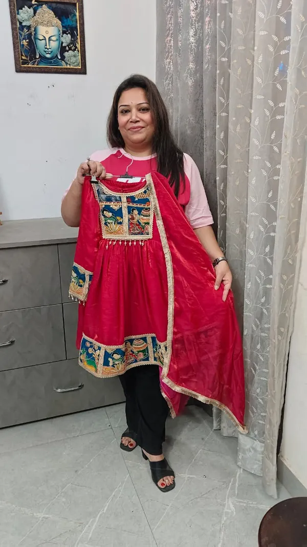 Chahat_Satin_Silk_Frock_Suit_Dark_Pink