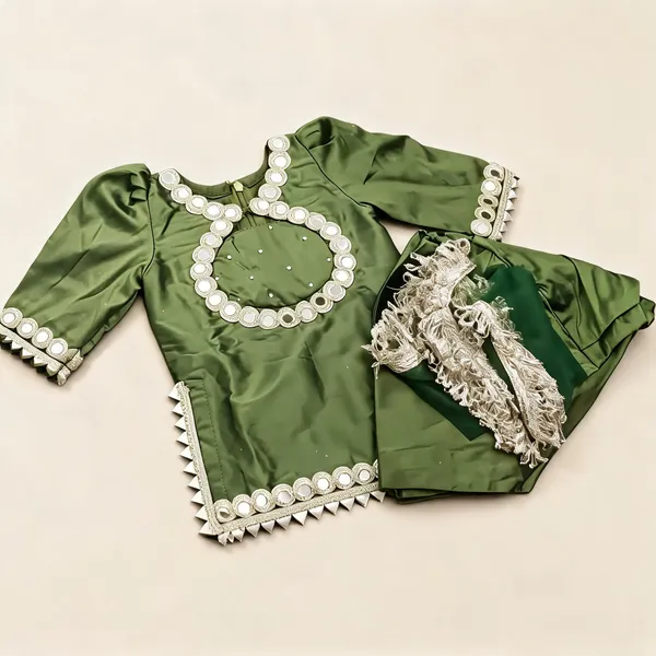 Magenta_Silk_Mirror_Work_Farshi_Suit_For_Kids