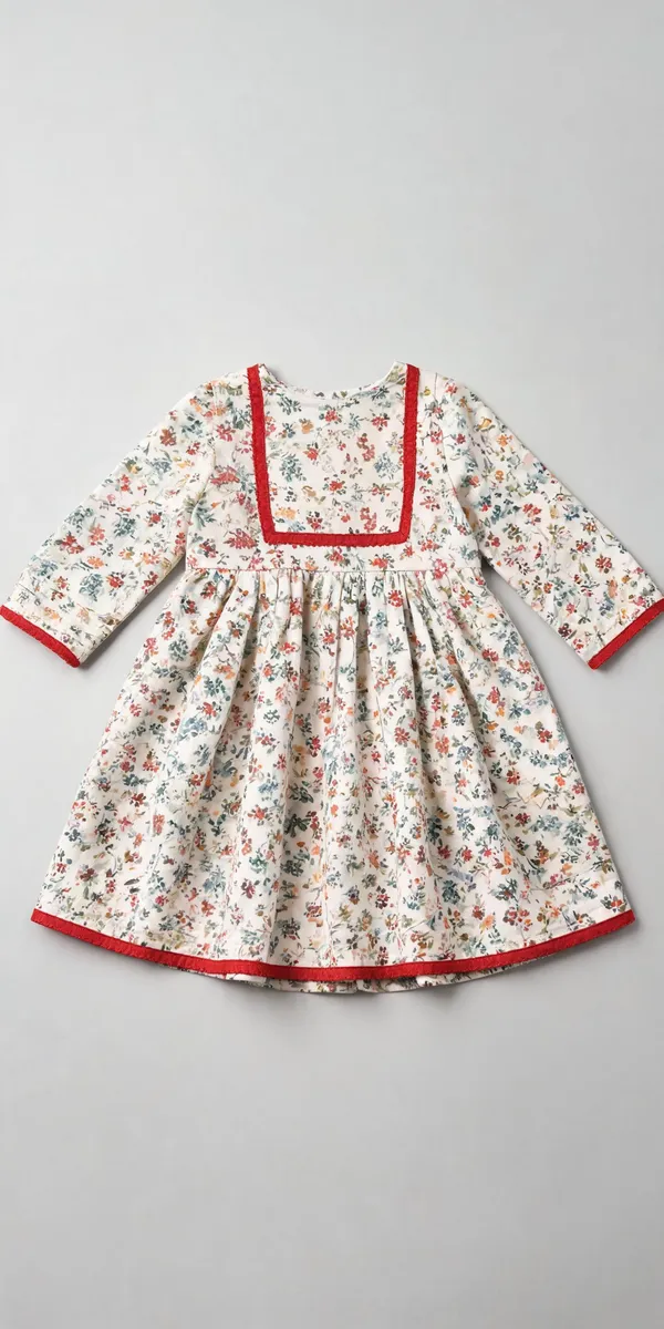 Maroon_Cotton_Chikan_Lace_Frock_Suit_For_Kids