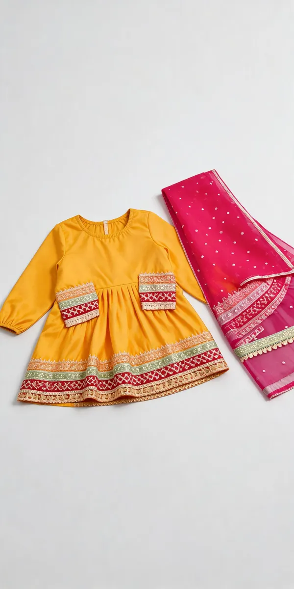 Royal_Blue_Silk_Embroidered_Frock_Suit_For_Kids