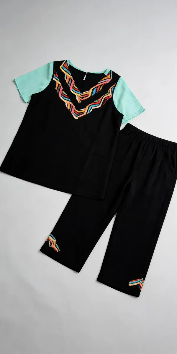 Mehendi_Green_Rayon_Embroidered_Co-Ord_Set_For_Kids