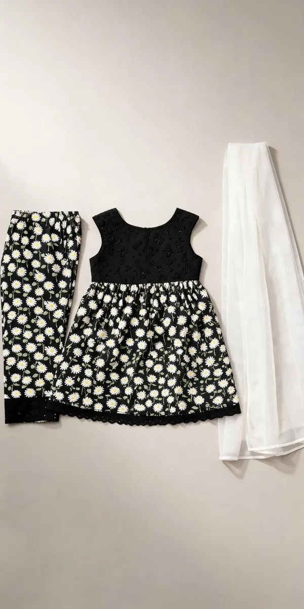 Black_White_Cotton_Schiffli_Yoke_Frock_Suit_For_Kids