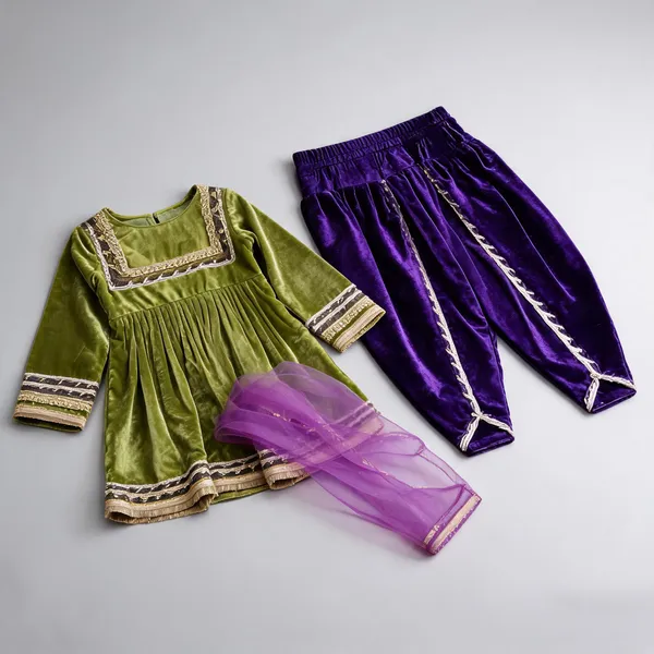 Olive_Violet_Velvet_Cirosky_Work_Suit_Set_For_Kids