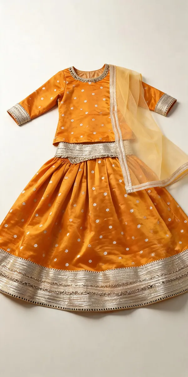 Yellow_Silk_Embroidered_Lehenga_Dress_For_Kids