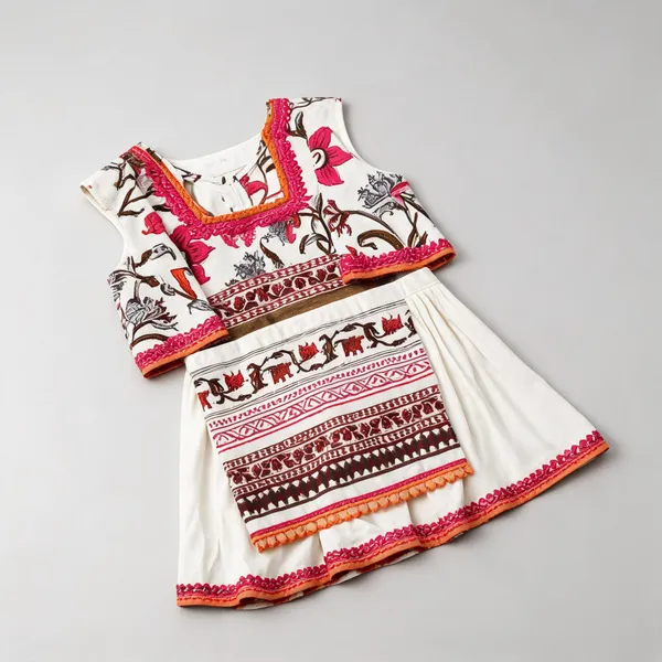 Off_White_Cotton_Printed_Chikan_Lace_Gharara_Set_For_Kids