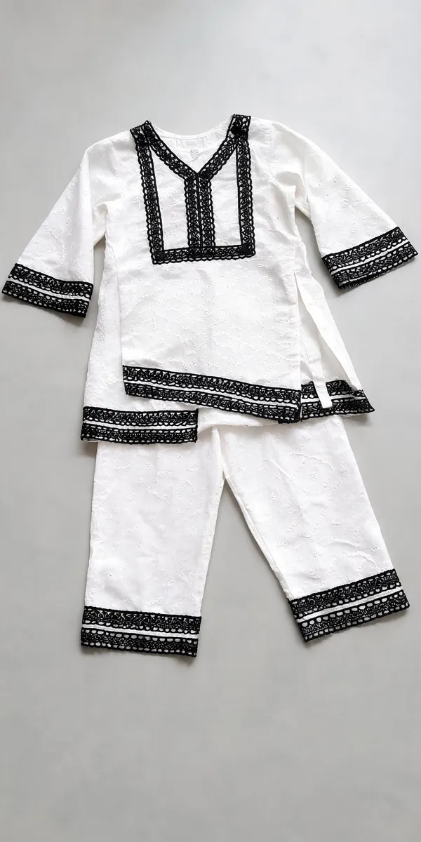 White_Schiffli_Chikan_Cut-Work_Co-Ord_Set_For_Kids