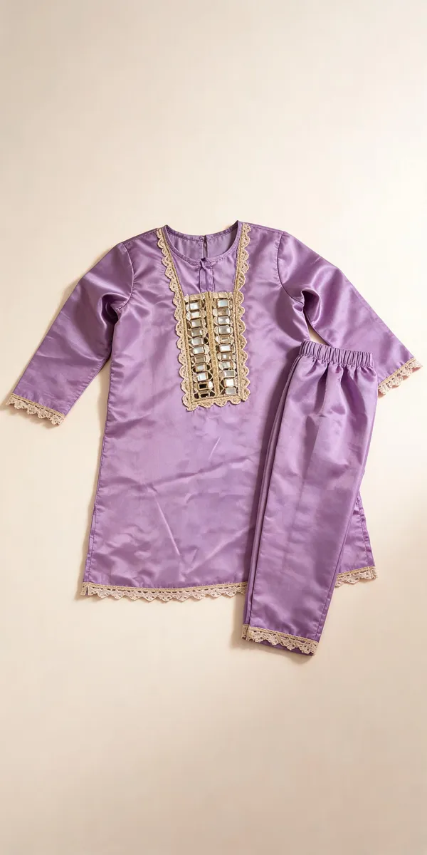 Purple_Satin_Silk_Mirror_Work_Kurta_Set_For_Kids