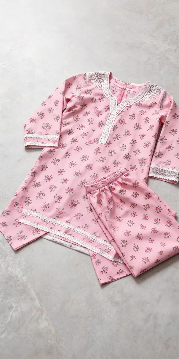 Blue_Cotton_Chikan_Lace_Farshi_Suit_For_Kids