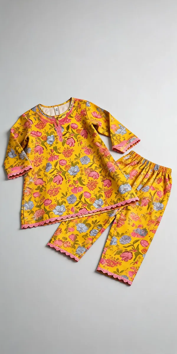Floral_Cotton_Chikan_Lace_Farshi_Suit_For_Kids