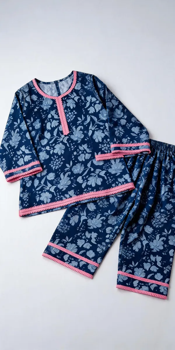 Pink_Cotton_Chikan_Lace_Farshi_Suit_For_Kids