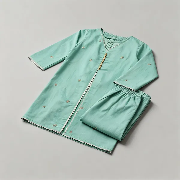 Sea_Blue_Mal_Cotton_Jacket_Style_Indo-Western_Set_For_Kids