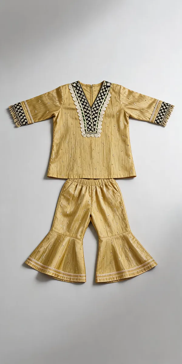 Beige_Crush_Bell_Bottom_Co-Ord_Set_For_Kids