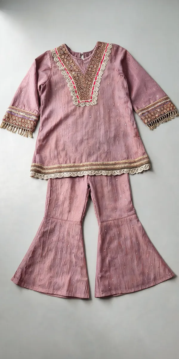 Lilac_Crush_Bell_Bottom_Co-Ord_Set_For_Kids