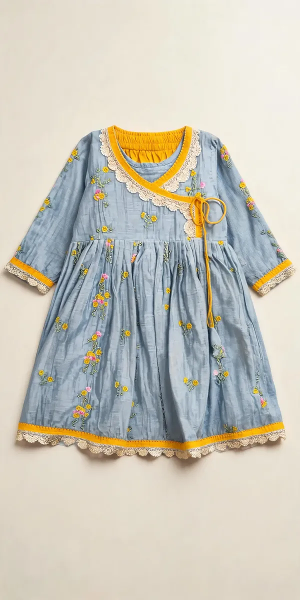 Grey_Mal_Cotton_Angrakha_Embroidered_Dress_For_Kids
