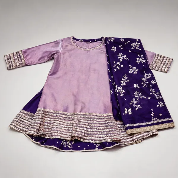Purple_Silk_Handwork_Farshi_Suit_For_Kids