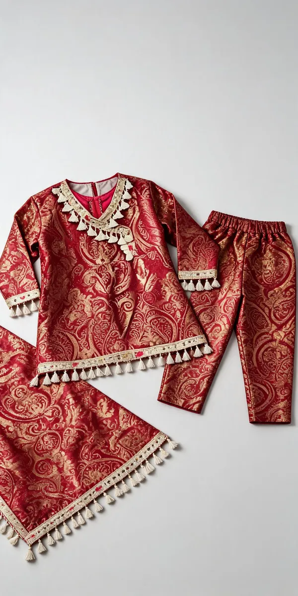 Purple_Jamawar_Tulip_Festive_Matching_Outfit_For_Girls