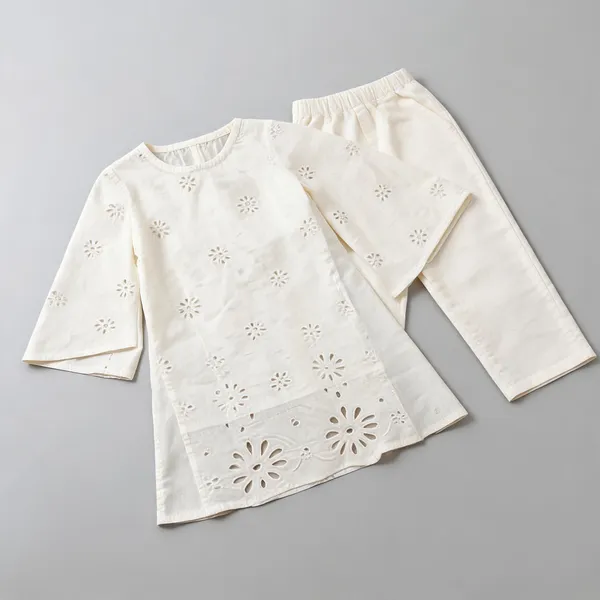 Off_White_Organic_Cotton_Cutwork_Co-Ord_Set_For_Kids
