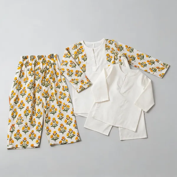 Pure_Cotton_Brother_Sister_Matching_Outfit_For_Kids