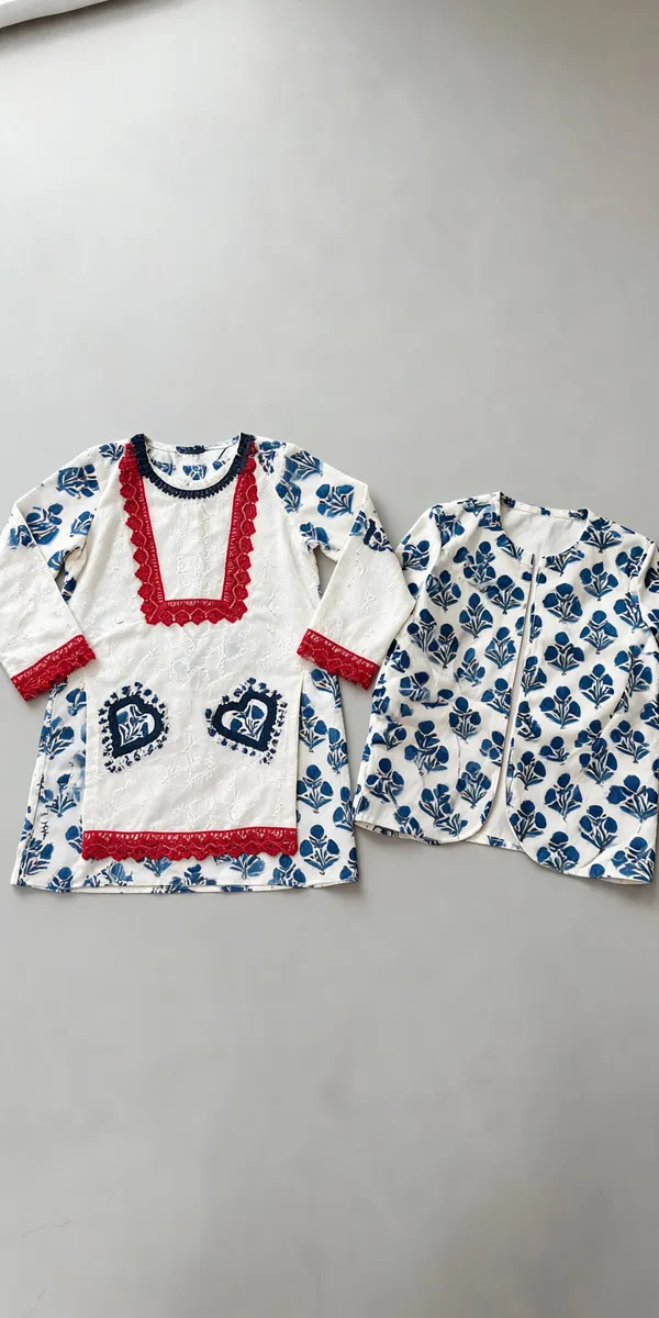 Off_White_Pure_Cotton_Brother_Sister_Matching_Outfit_For_Kids