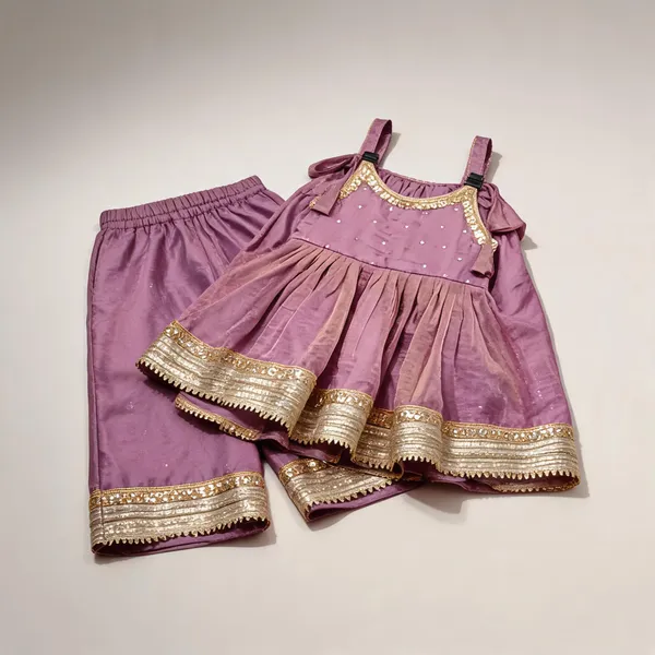 Purple_Silk_Frock_Tulip_Set_For_Kids