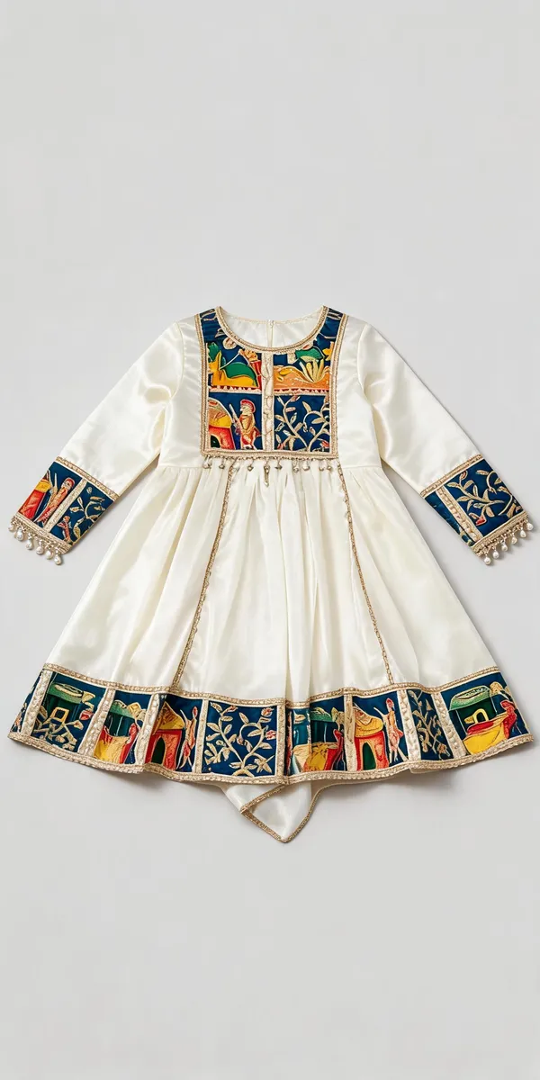 Off-White_Satin_Silk_Handwork_Frock_Suit_For_Kids
