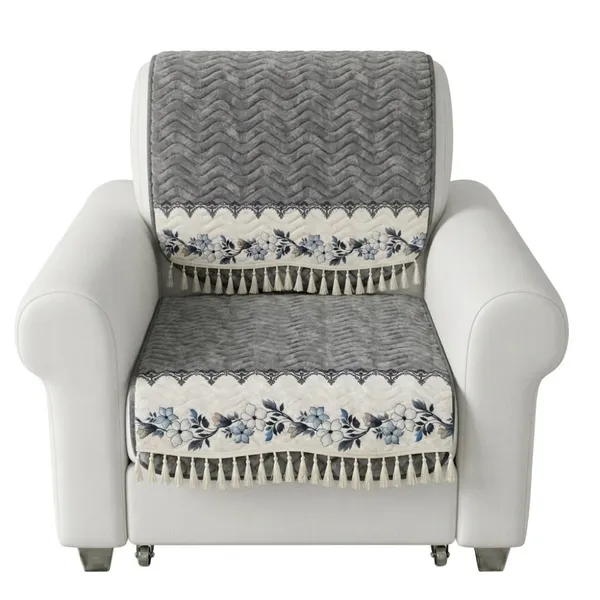 Grey_Quilted_Floral_Print_Sofa_Cover