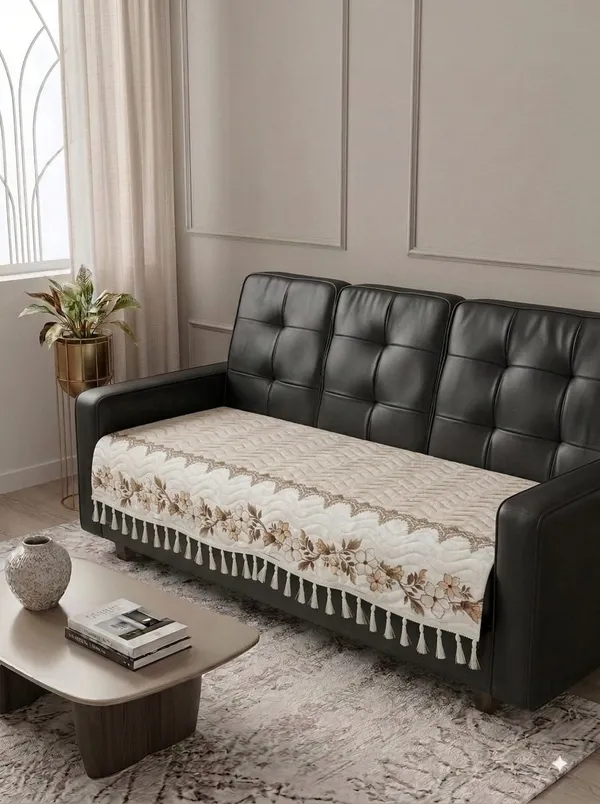 Quilted_Floral_Print_Sofa_Mat