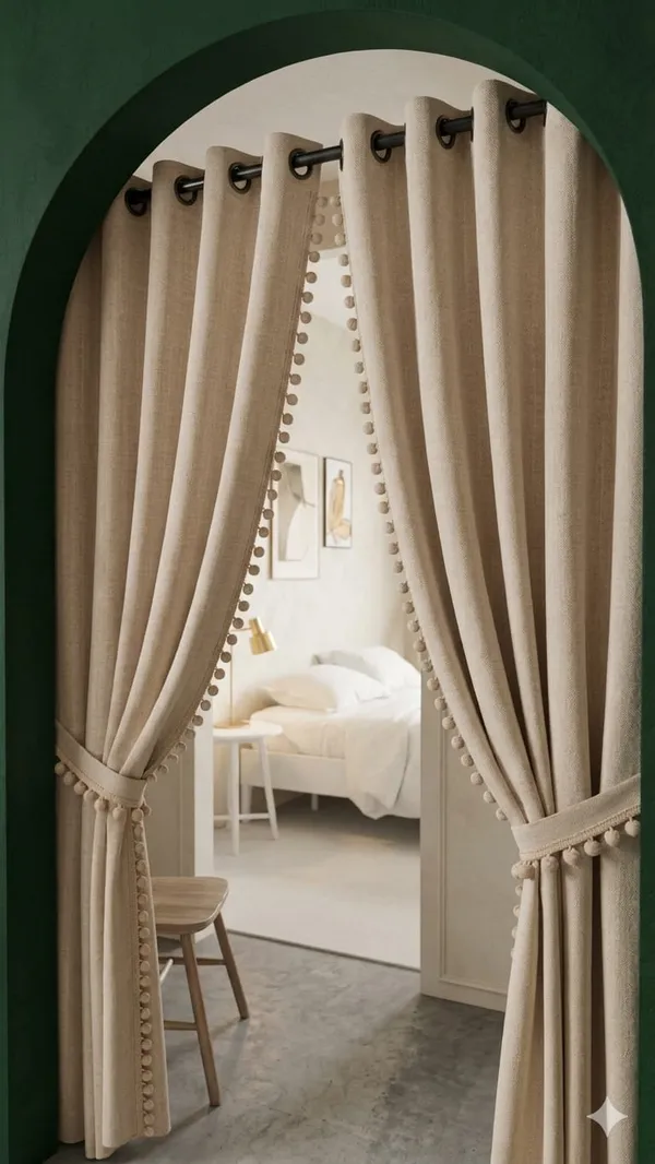 Brown_Linen_Curtain_For_Home_Decor