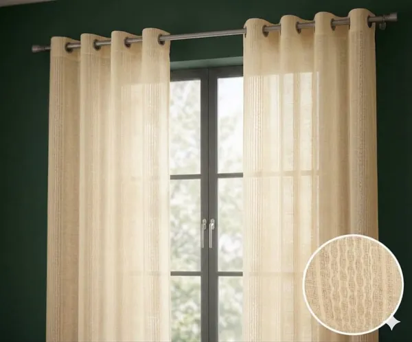 Fabric_Modern_Striped_Eyelet_Curtain