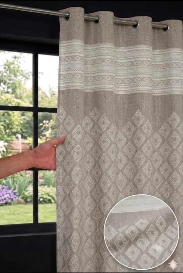 Grey_Geometric_Pattern_Eyelet_Curtain_Pair